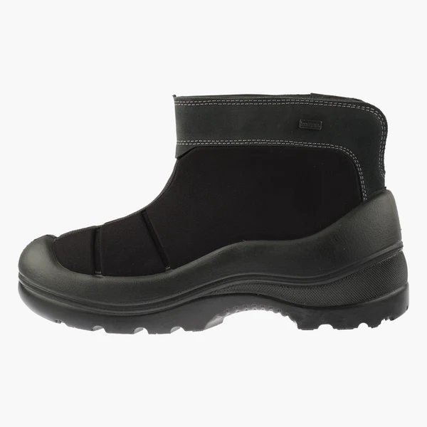 Kuoma Kauno talvinilkkurit musta sivusta, vedenhylkivä pinta.