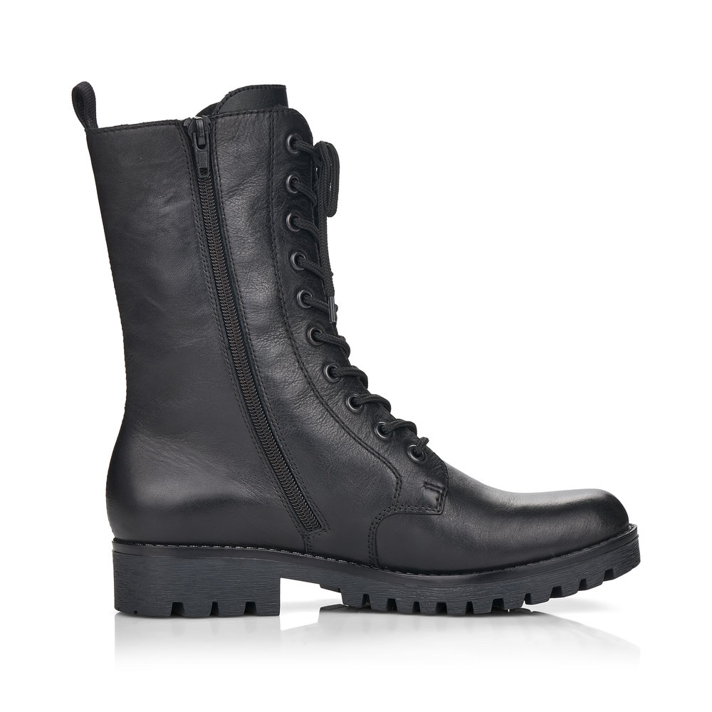 Rieker maiharit vetoketjulla 78544-00 Black – mukavat ja kestävät nilkkurit - Image 3