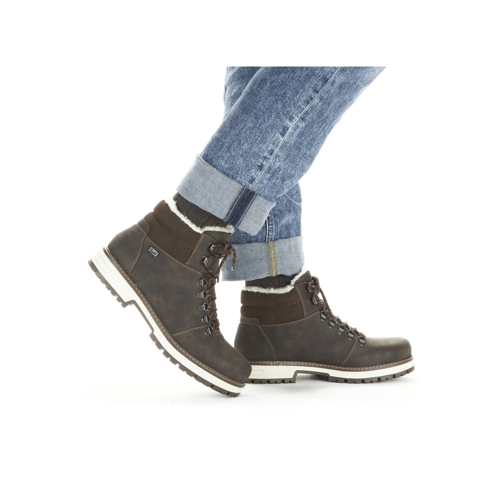 Vettähylkivät Rieker F8333-25 nilkkurit – Lämpimät ja mukavat miesten talvikengät - Image 11