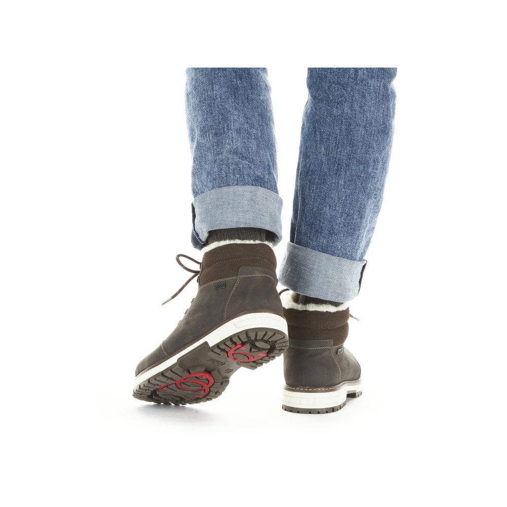 Vettähylkivät Rieker F8333-25 nilkkurit – Lämpimät ja mukavat miesten talvikengät - Image 14