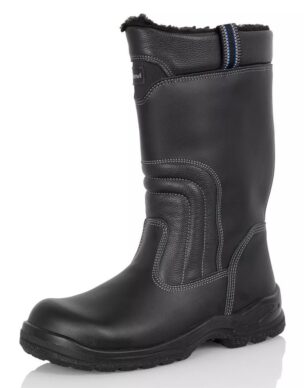 Sievi Aslak XL miesten talvisaapas XL-lestillä, lämmin ja vettähylkivä talvikenkä edestä kuvattuna.