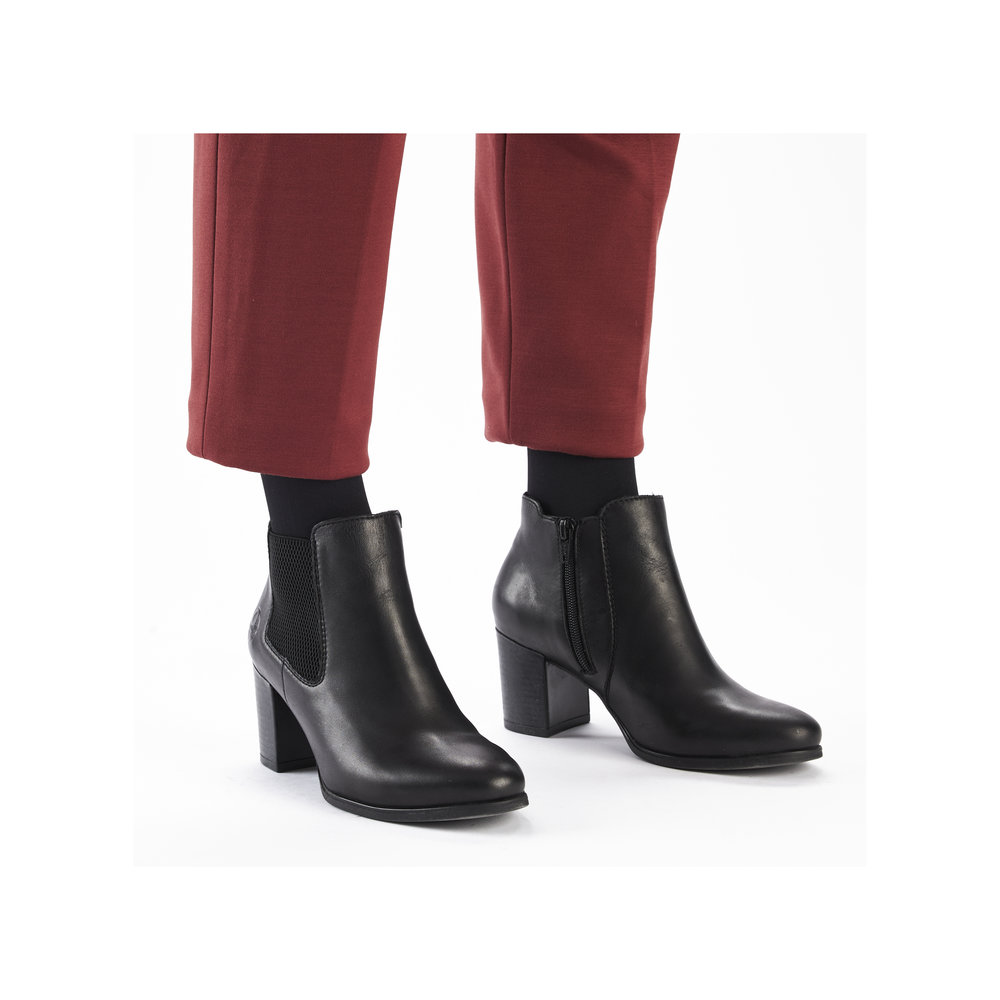 Rieker lämminvuoriset korolliset nilkkurit vetoketjulla - Image 10