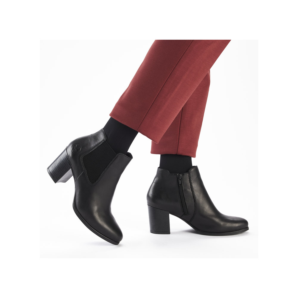 Rieker lämminvuoriset korolliset nilkkurit vetoketjulla - Image 11