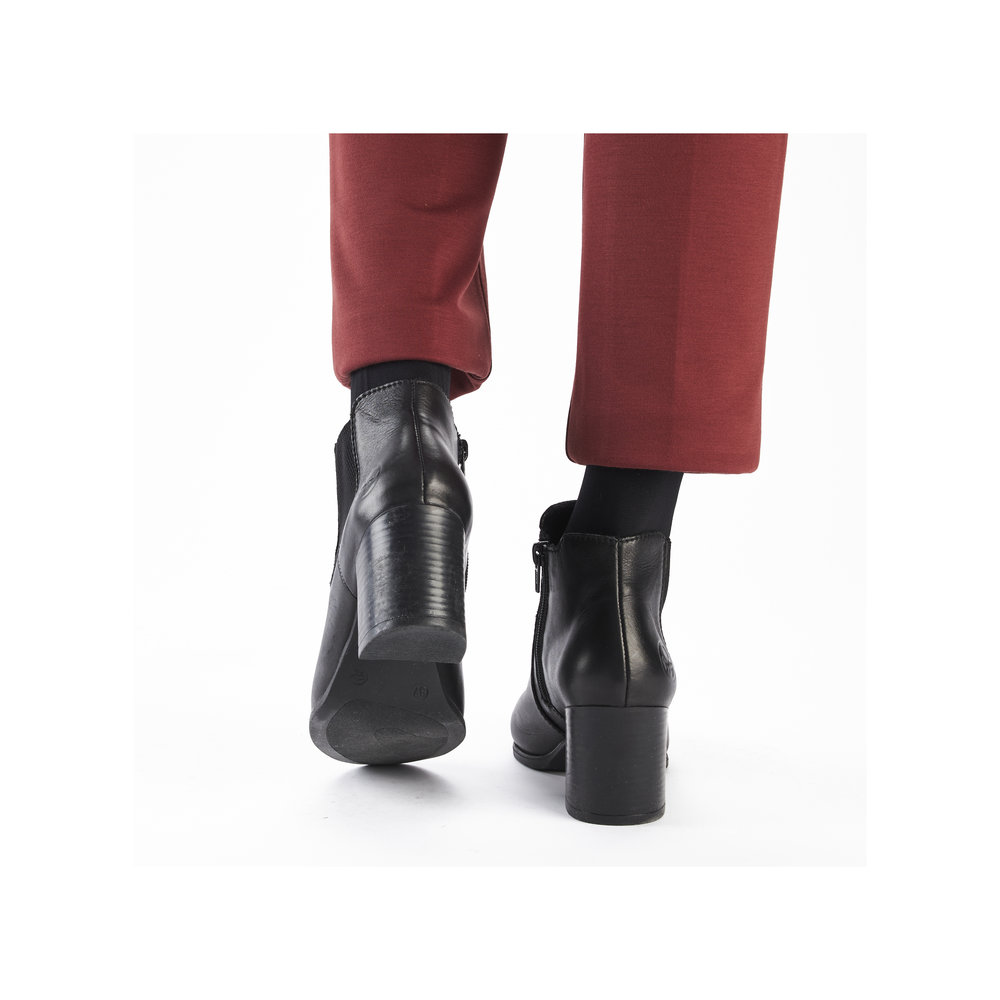 Rieker lämminvuoriset korolliset nilkkurit vetoketjulla - Image 12