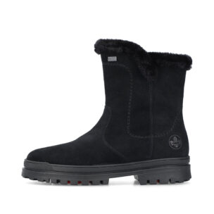 Rieker Z5454-00 musta naisten nilkkuri sivulta