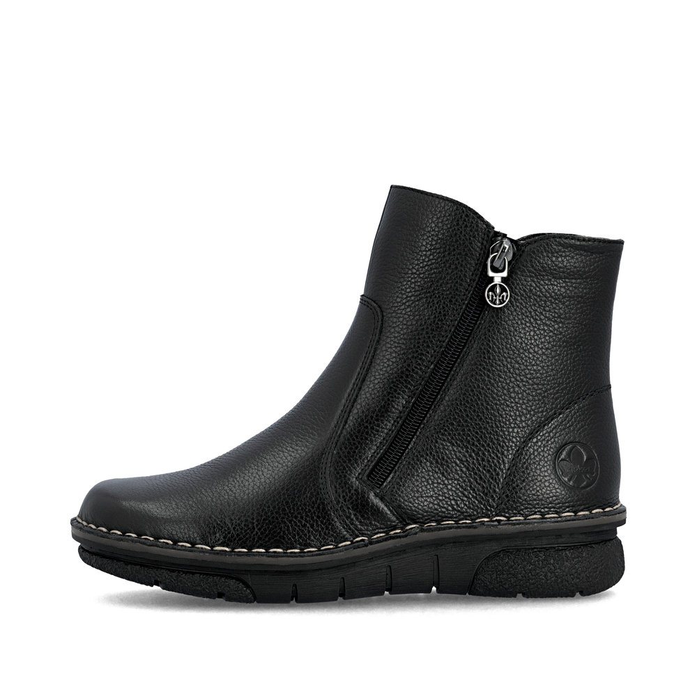 Rieker Ankelboots med två dragkedjor