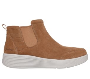 Skechers 159095 TAN ruskea naisten nilkkuri sivulta