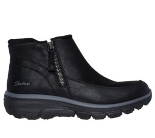 Skechers 168031 musta nilkkuri sivuprofiilista