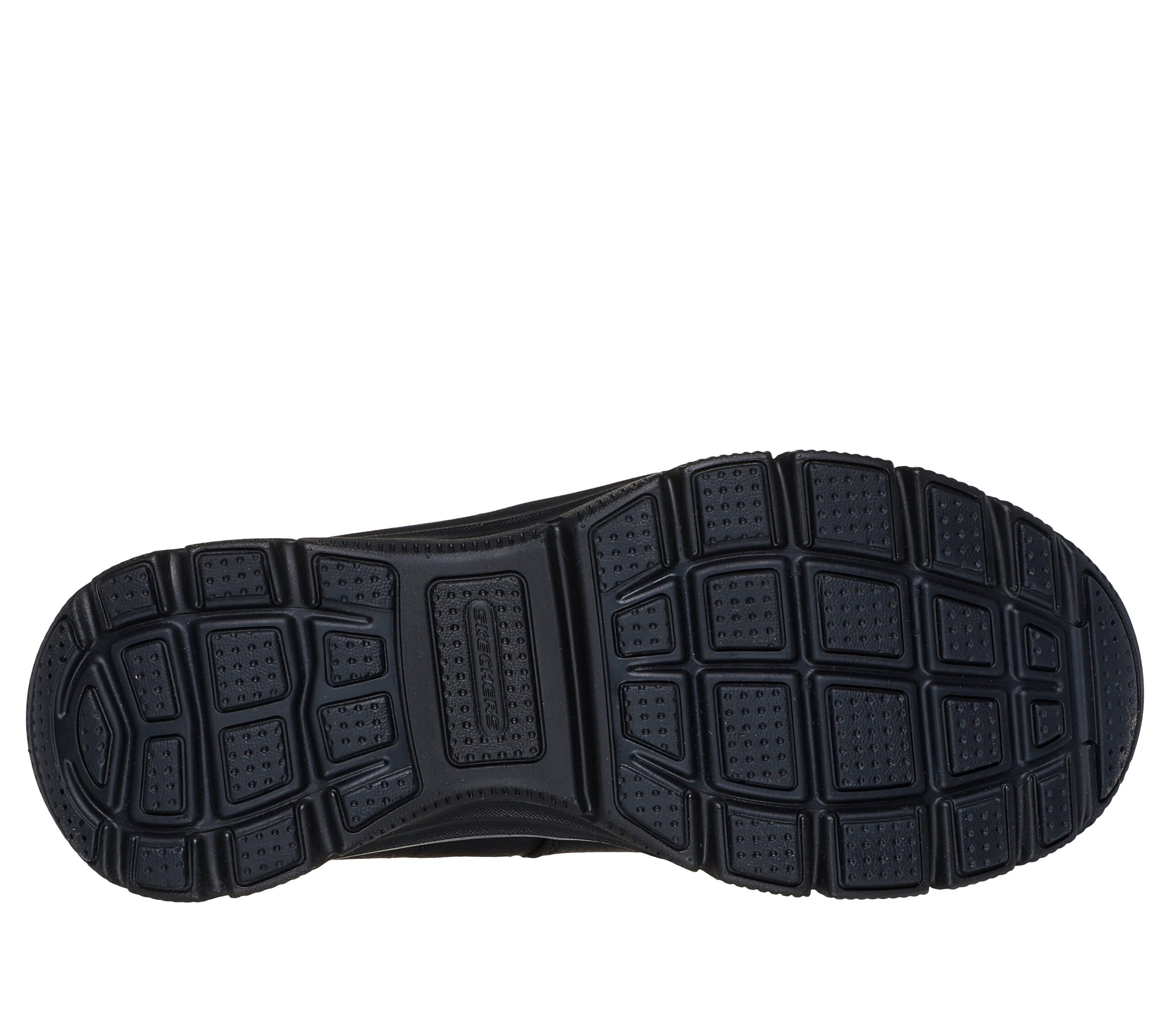 Skechers 168031 musta nilkkuri joustava uritettu pohja