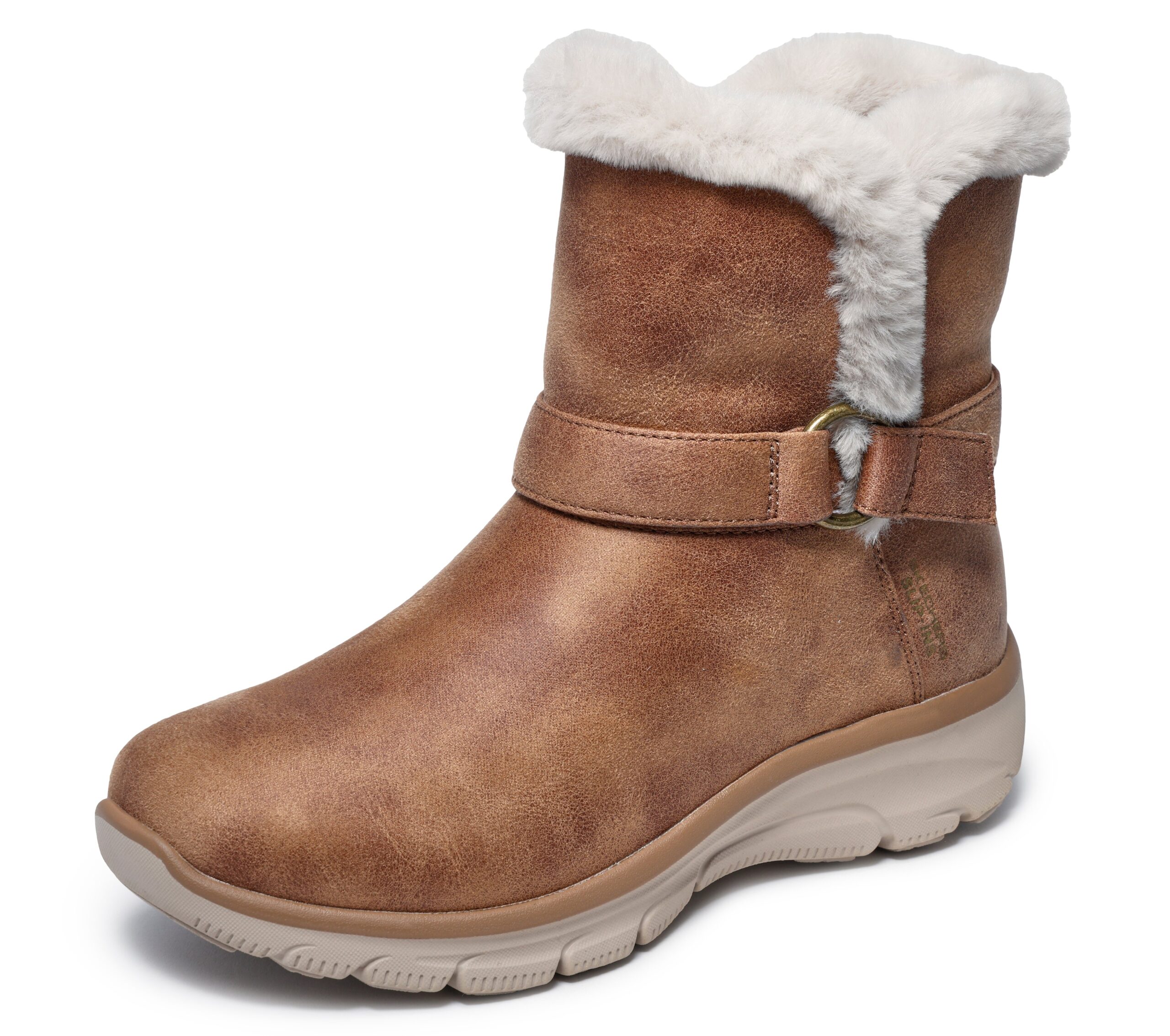 Skechers 168045 Slip-Ins Relaxed Fit nilkkurit chestnut-värissä, etunäkymä.