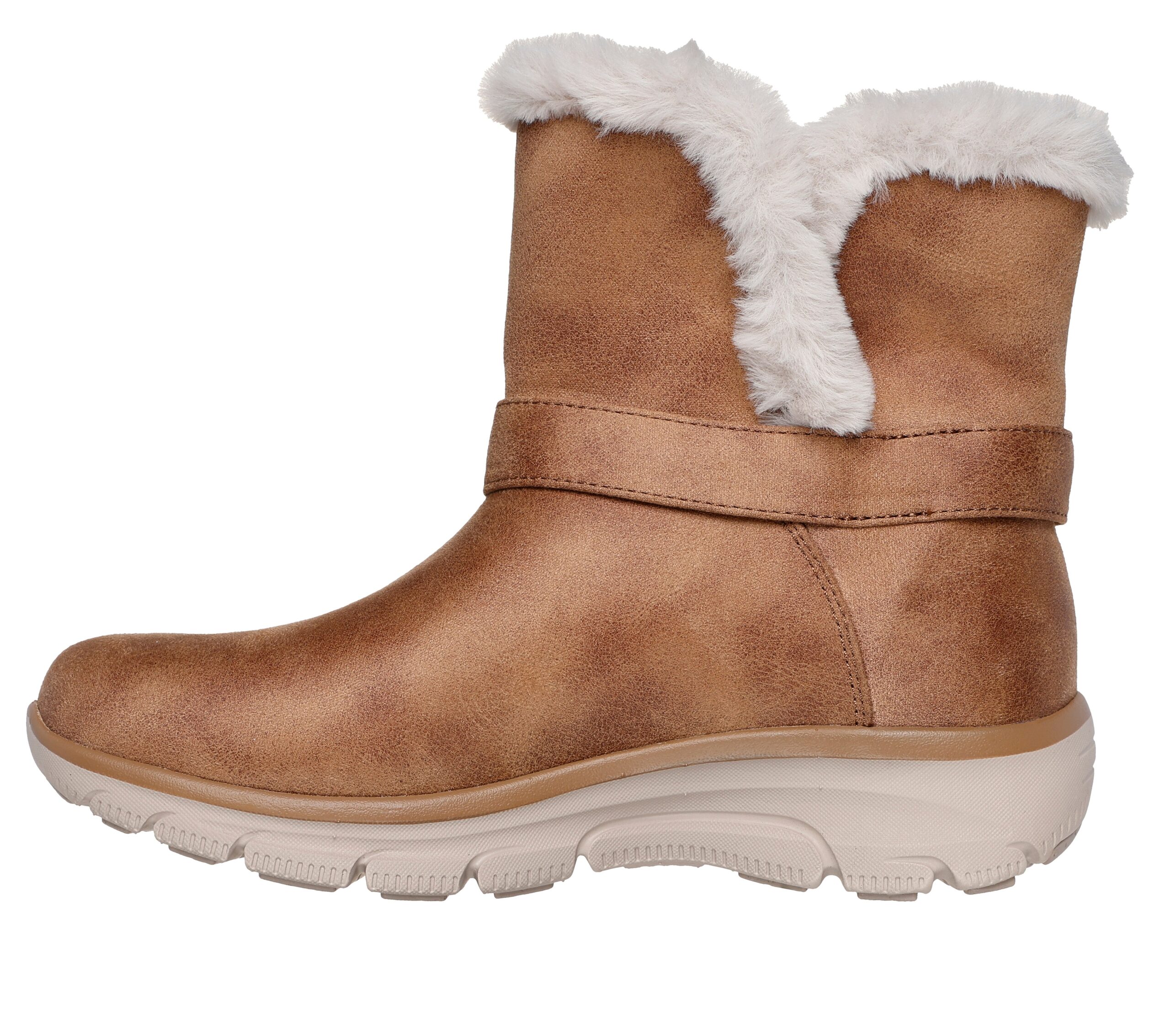Skechers 168045 nilkkurit chestnut, takanäkymä.
