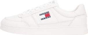 Tommy Hilfiger Sneaker Lace Lenkkarit - Valkoinen nahkapäällinen