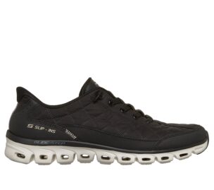 SKECHERS GLIDESTEP SLIPINS TOPPA BLACK