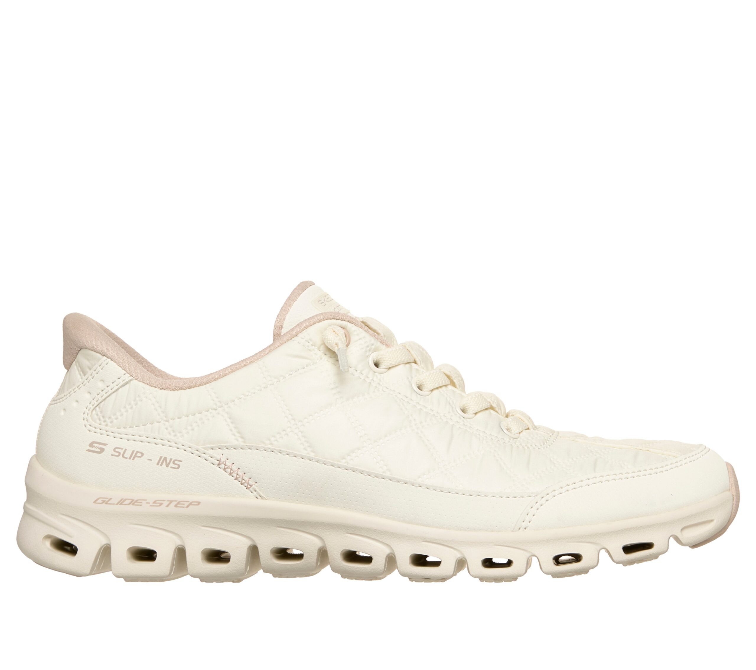 SKECHERS GLIDESTEP SLIPINS TOPPA WHITE