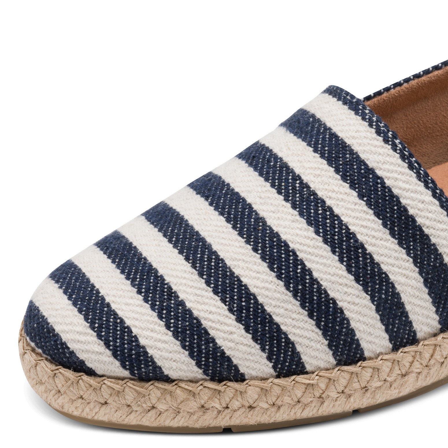 Tamaris Canvas Espad Naisten Sandaalit - Raidallinen tekstiilipäällinen - Image 6