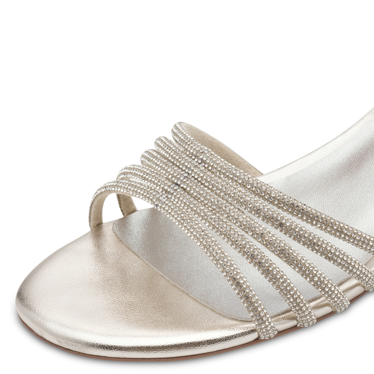 Tamaris Sandaalit Platinum - Metallinhohtoinen nahkapäällinen - Image 5