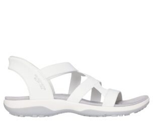 SKECHERS REAGGAE SANDAL WHITE 163460