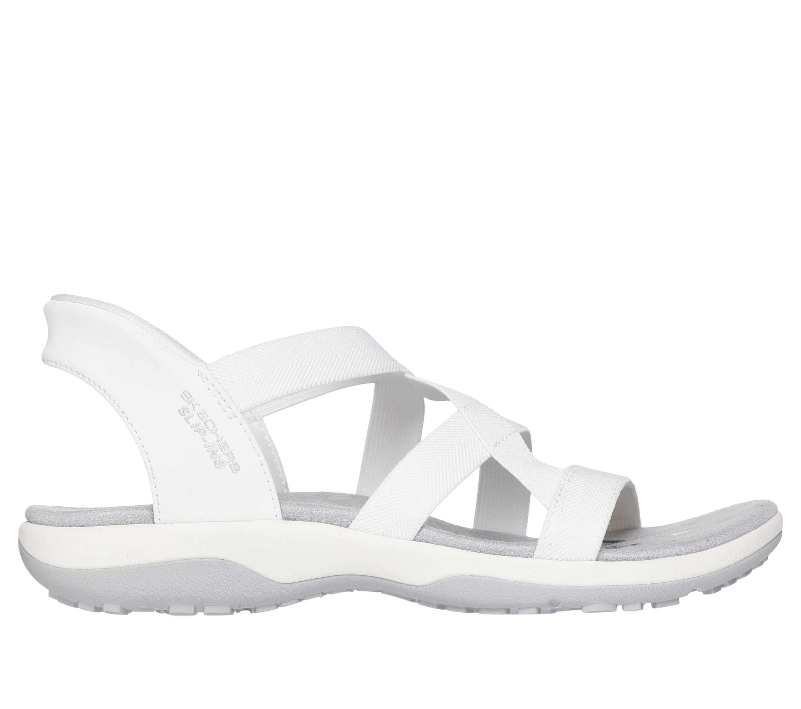 SKECHERS REAGGAE SANDAL WHITE 163460