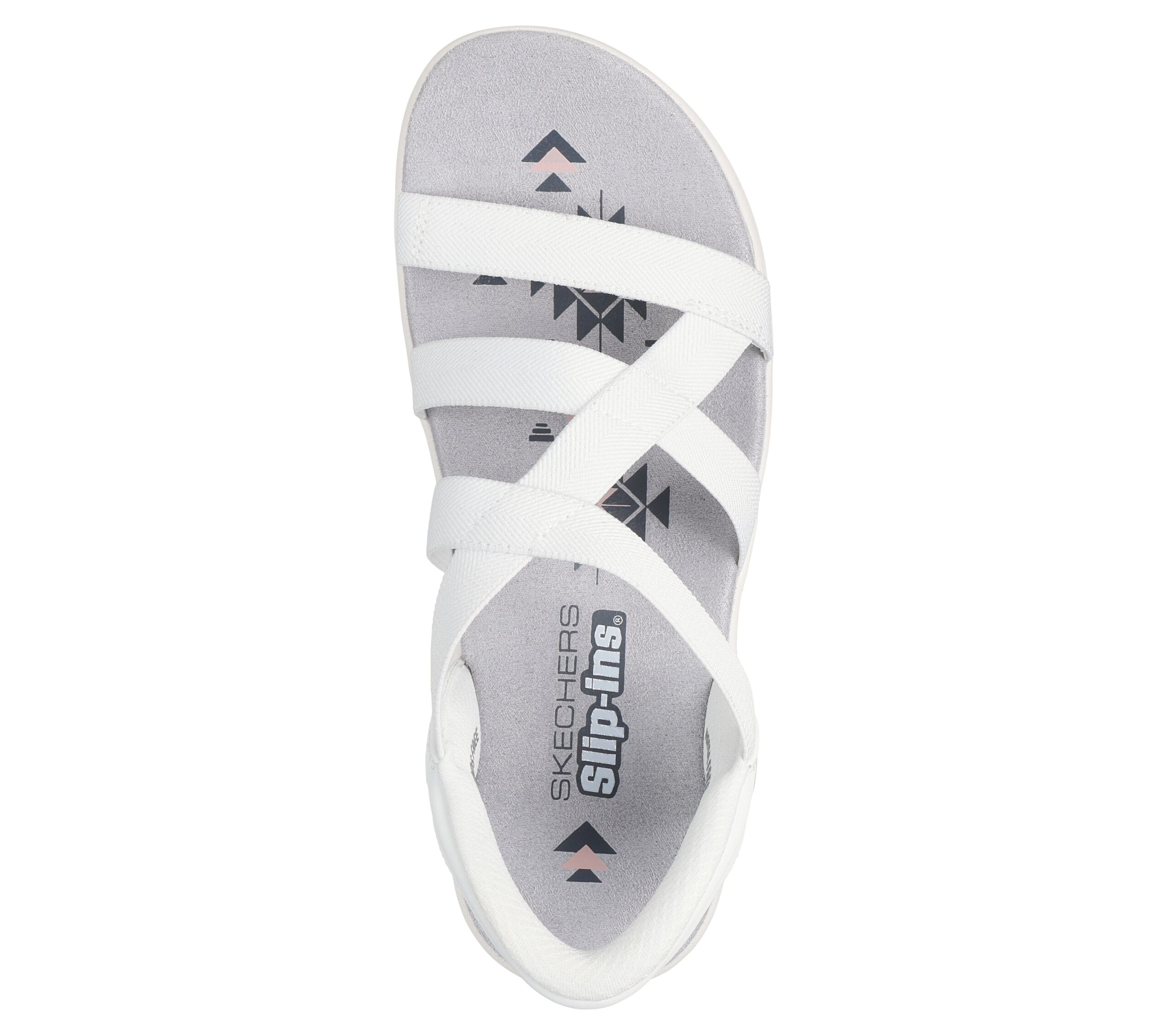 SKECHERS REAGGAE SANDAL WHITE 163460 - Image 2