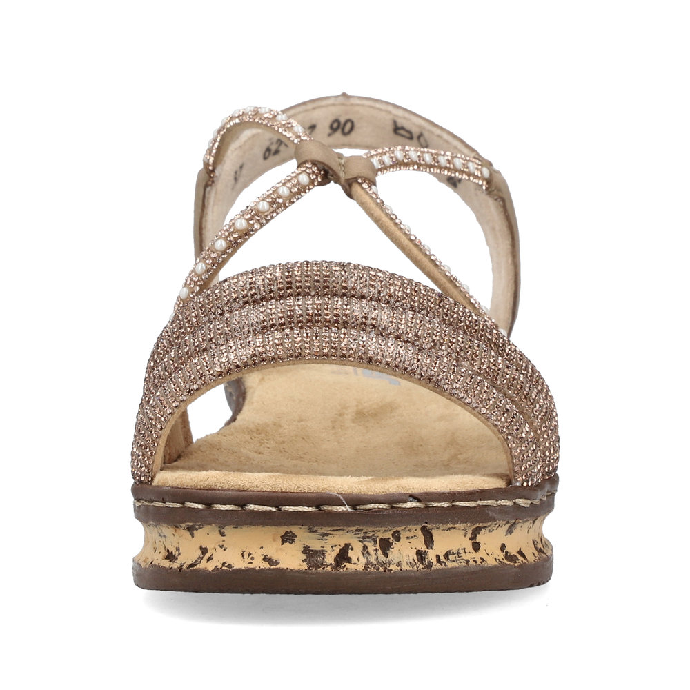 Rieker 62977 Naisten Sandaalit - Keilakorko ja nahkapäällinen - Image 6