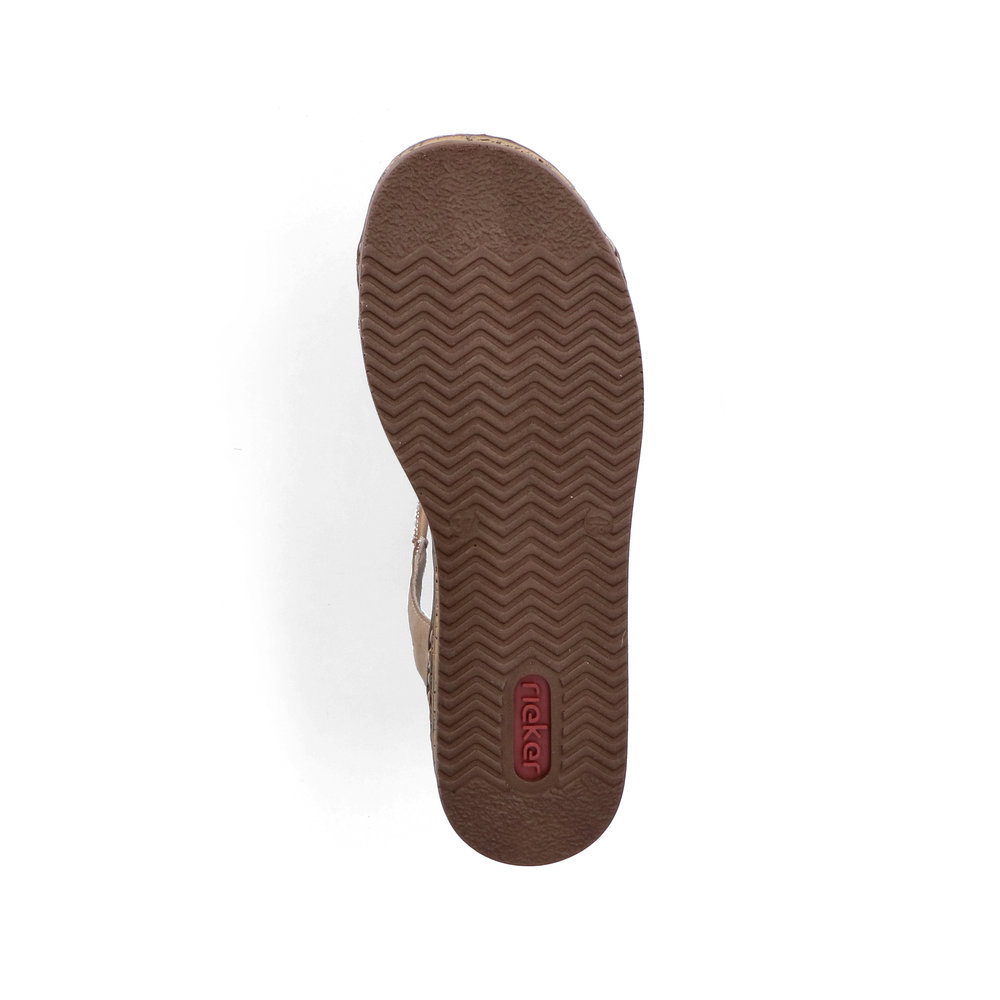 Rieker 62977 Naisten Sandaalit - Keilakorko ja nahkapäällinen - Image 7