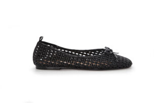 DUFFY BALLERINA HOLES BLACK