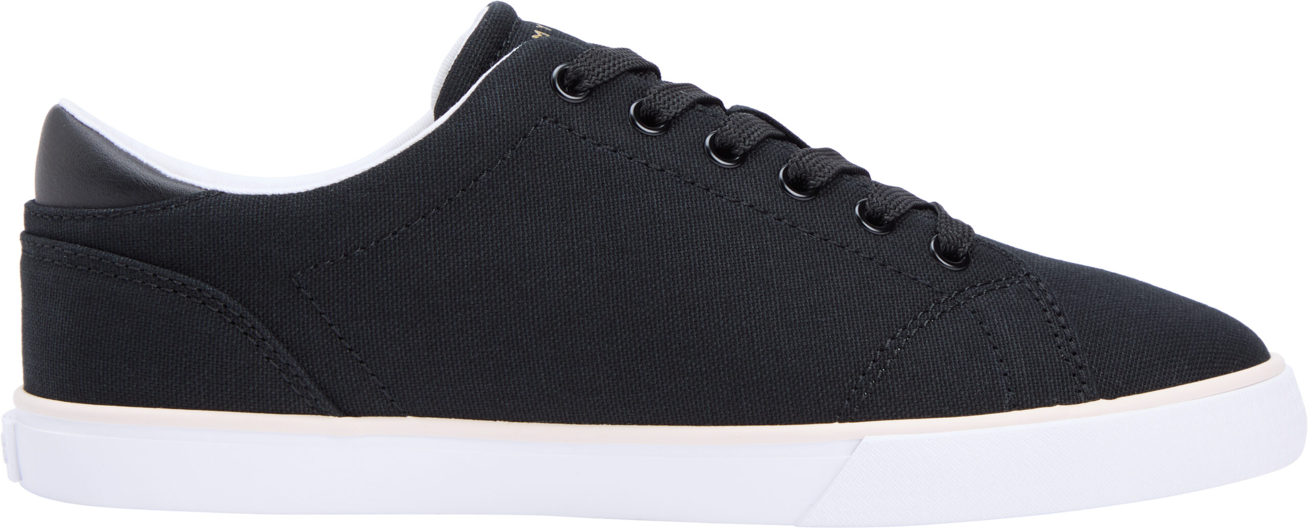 Tommy Hilfiger Vulc Canvas Dam Sneakers - Svarta med textilöverdel - Bild 2