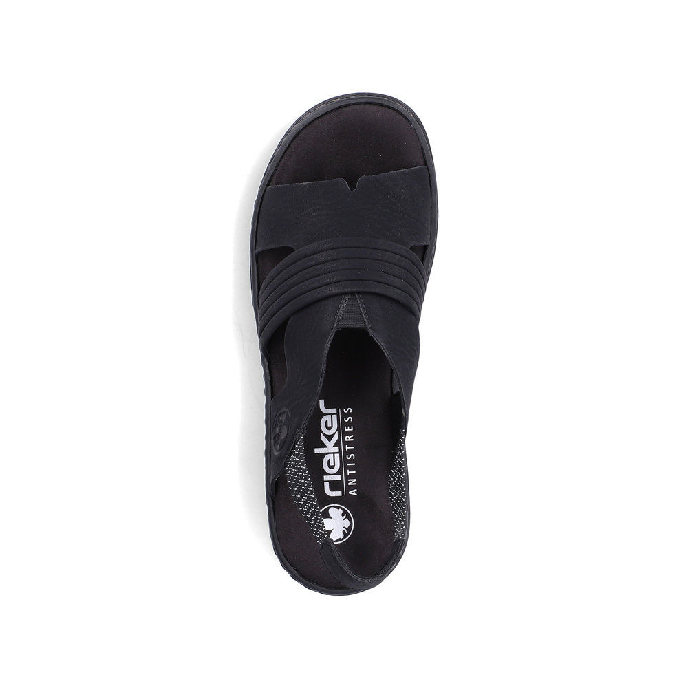 RIEKER SANDAL ANKELSTRAP BLACK V4959-00 - Image 5