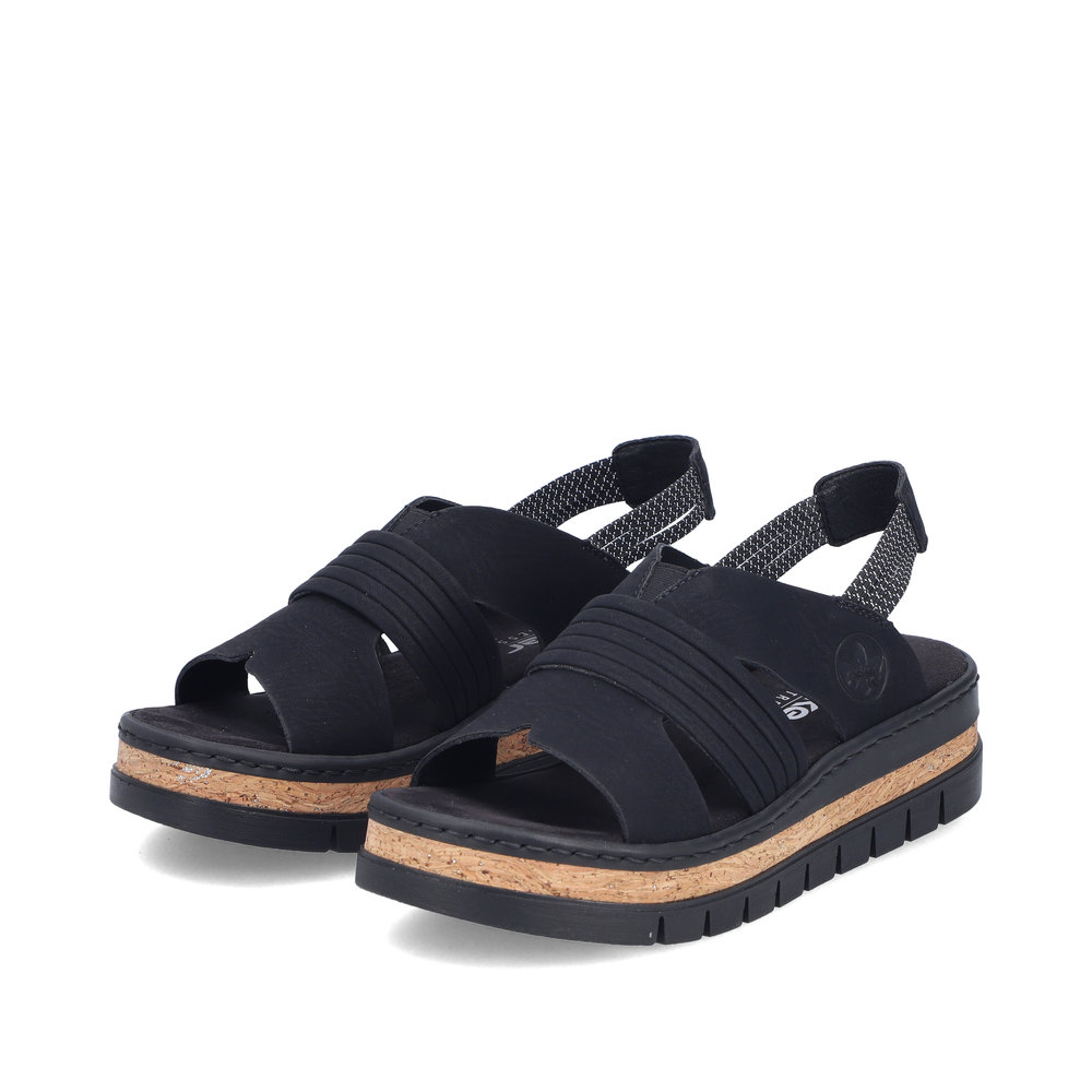 RIEKER SANDAL ANKELSTRAP BLACK V4959-00 - Image 8