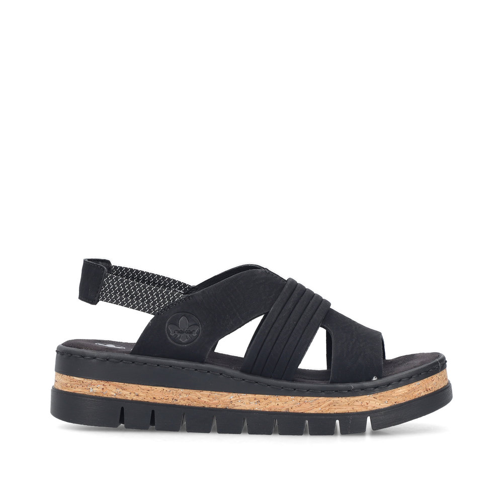 RIEKER SANDAL ANKELSTRAP BLACK V4959-00 - Image 14
