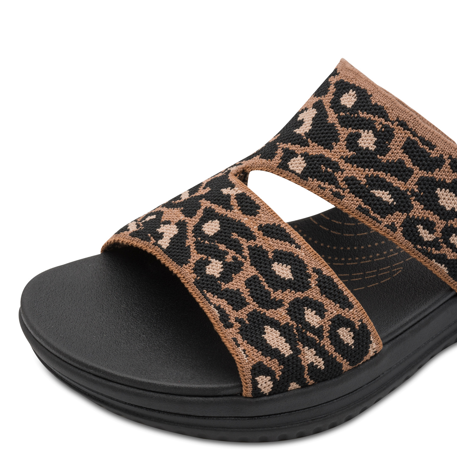 JANA COSHY SANDAL LEOPARD BLACK - Image 6