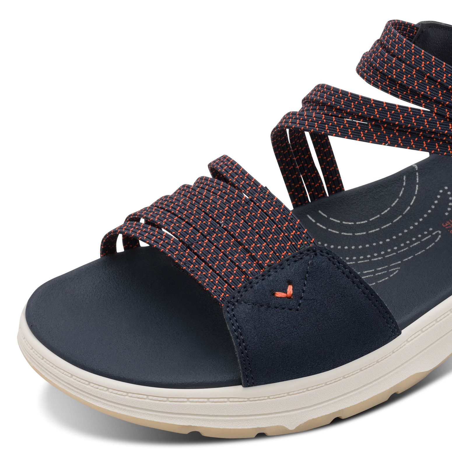 Jana Coshy Naisten Sandaalit - Korostava oranssi nauha - Image 5