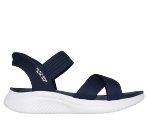 SKECHERS ULTRAFLEX SANDAL NAVY SLIPIN