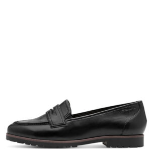 Tamaris Loafer musta synteettinen