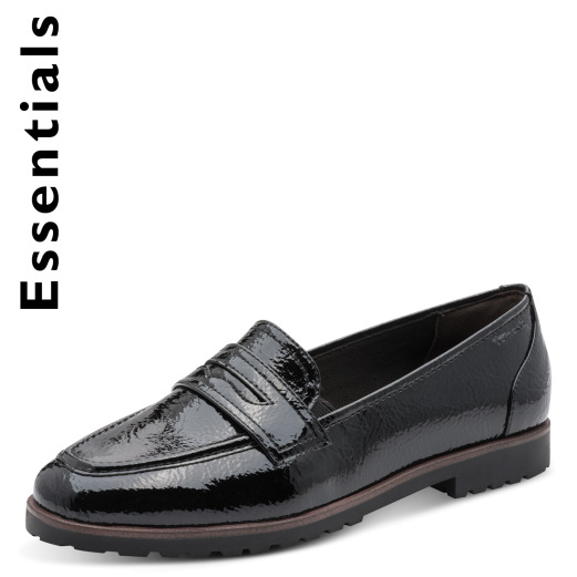 Tamaris Loafer musta patenttinahka - Image 3