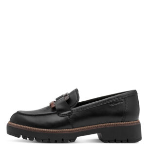 Tamaris Loafer Soljella Musta Nahka