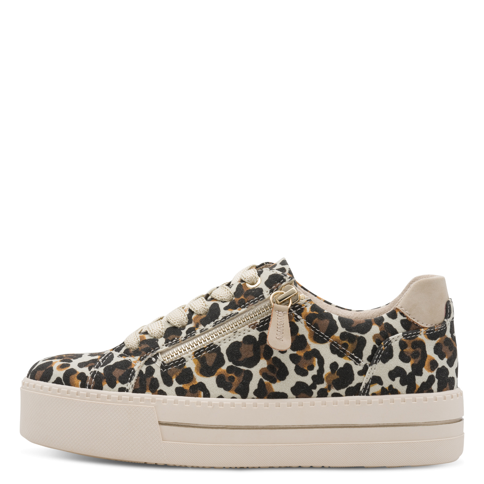 Jana Softline Sneaker leopard beige - Image 3