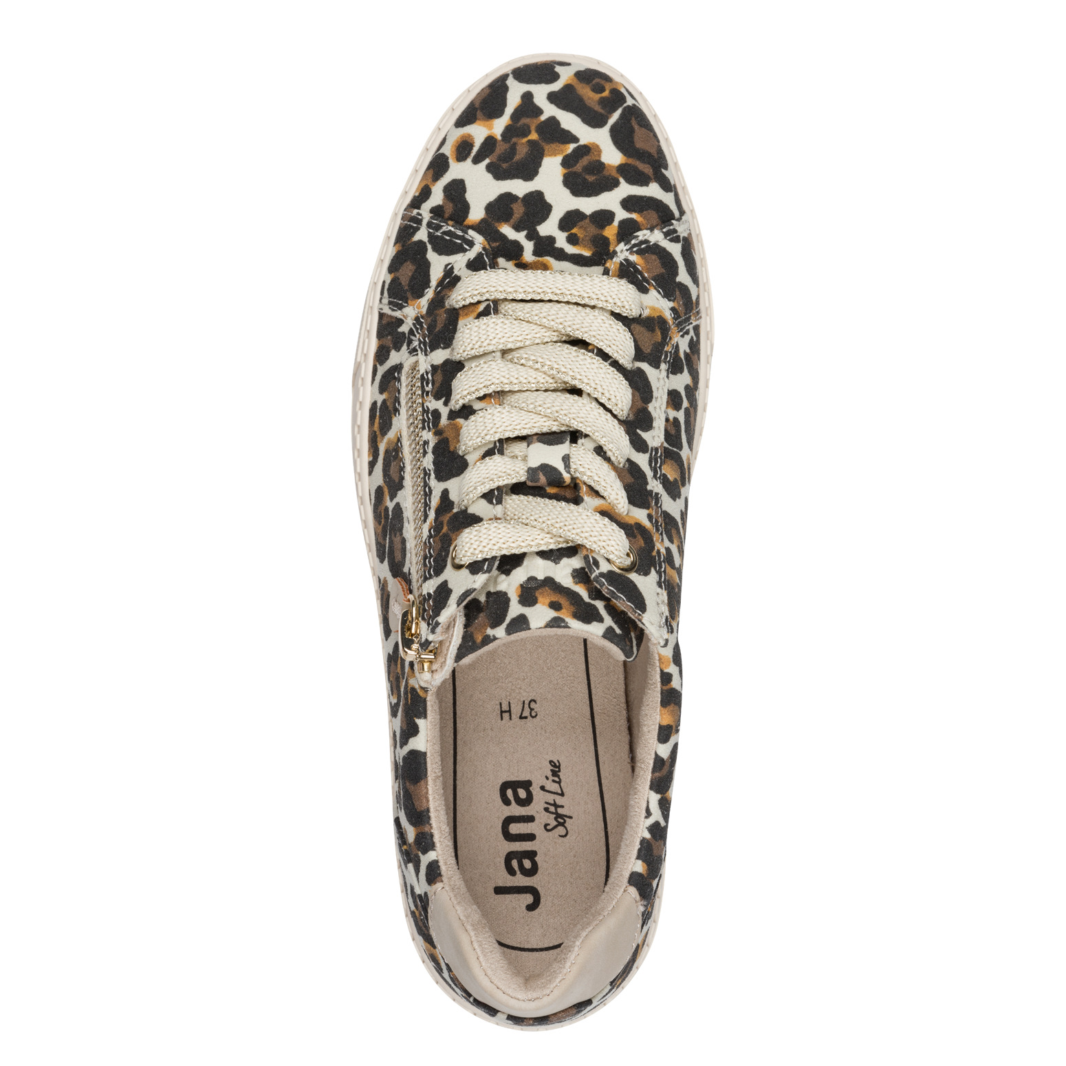 Jana Softline Sneaker leopard beige - Image 6