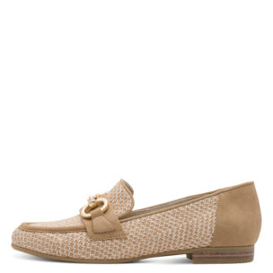 Jana Softline Loafers Natural Beige mukavat loaferit