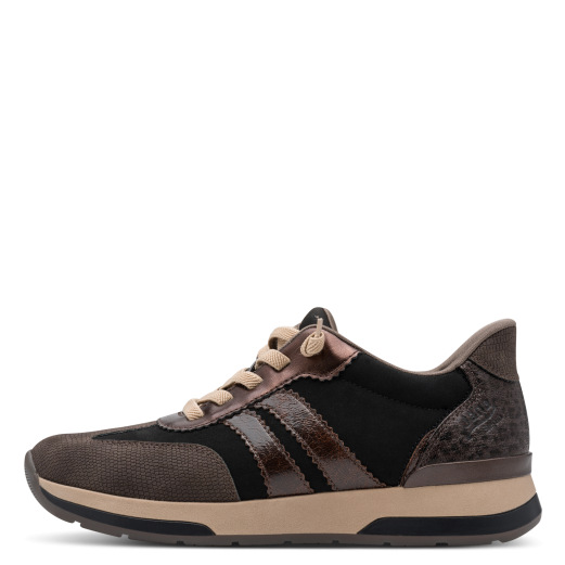 Jana Softline Sneaker Step-In -lenkkarit naisille, musta - Image 3