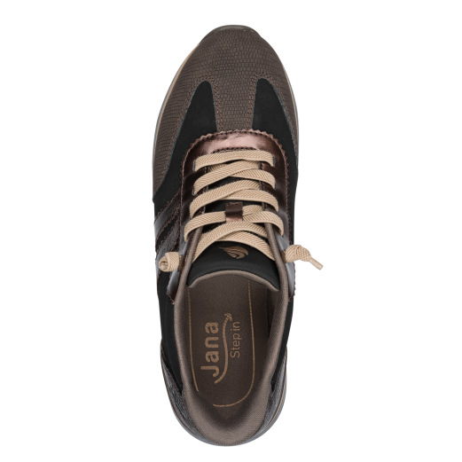 Jana Softline Sneaker Step-In -lenkkarit naisille, musta - Image 5