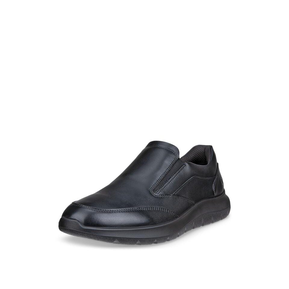 ECCO CITYSTRIDE SLIP-ON WALKER mustat nahkakävelykengät - Image 4
