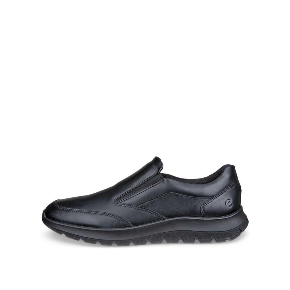ECCO CITYSTRIDE SLIP-ON WALKER mustat nahkakävelykengät