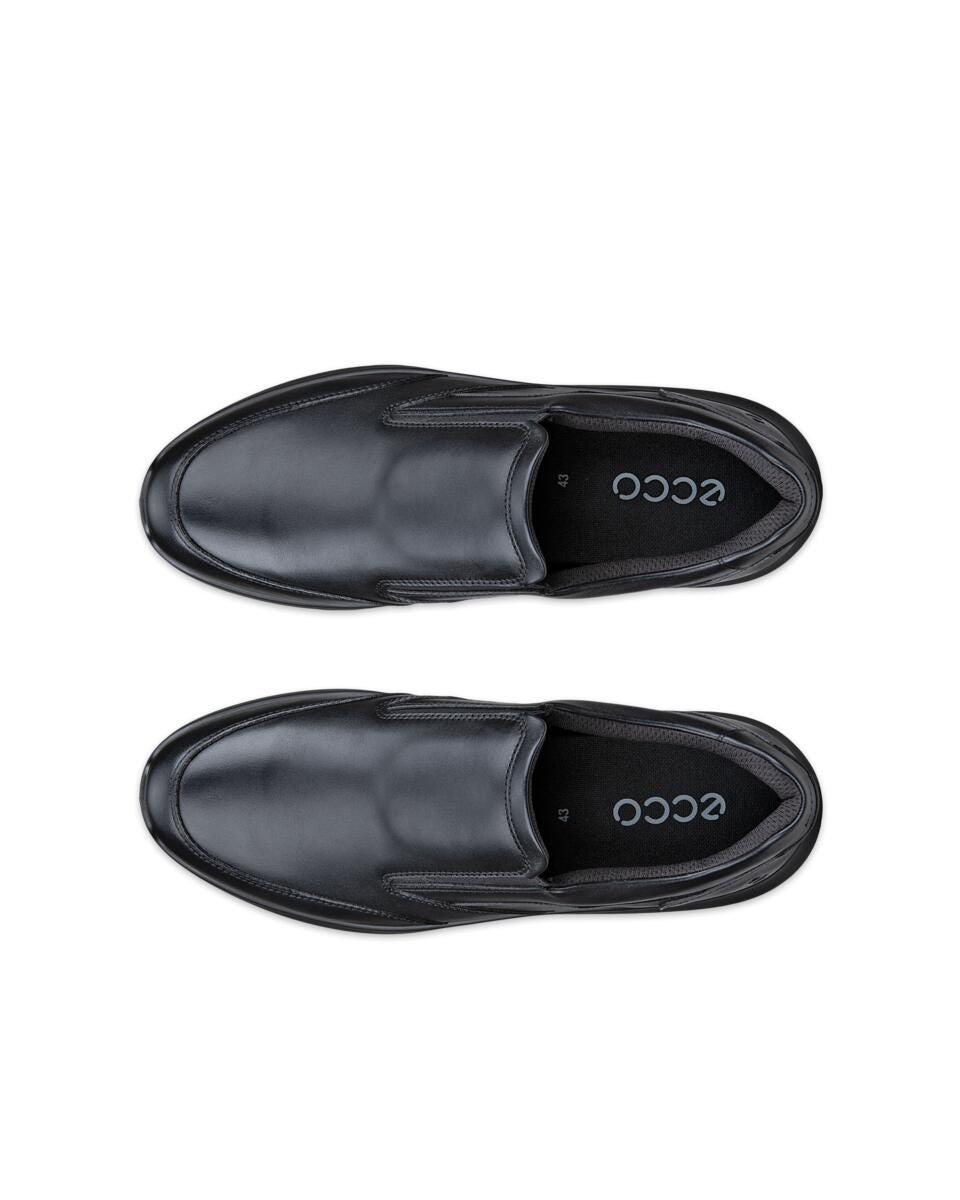 ECCO CITYSTRIDE SLIP-ON WALKER mustat nahkakävelykengät - Image 6