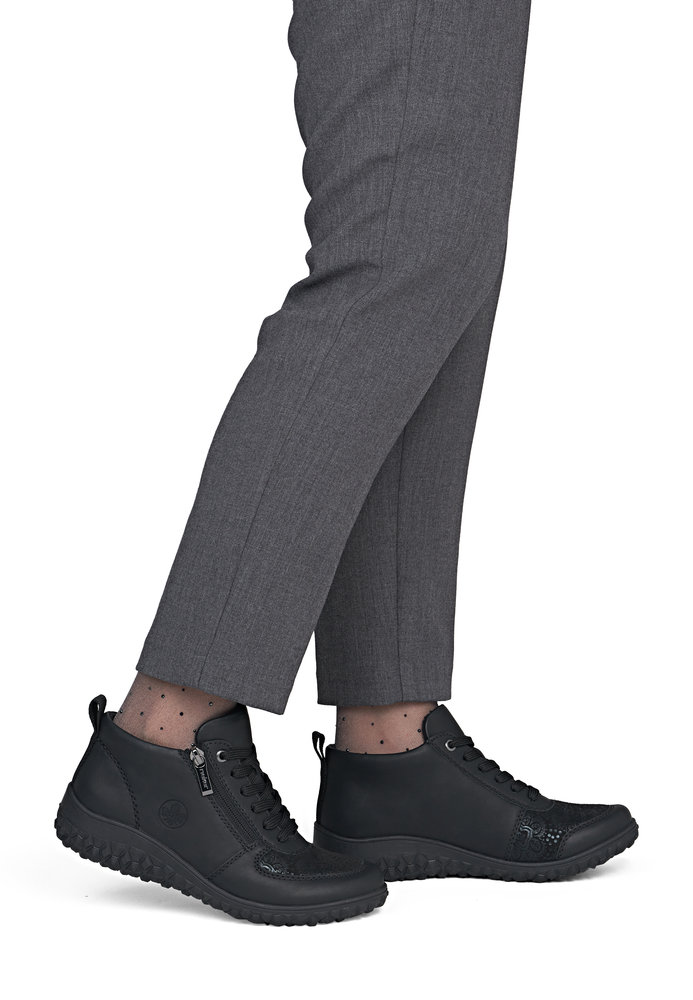 Rieker Ankle naisten nilkkuribootsi synteettinen nahka vetoketjulla - Image 6