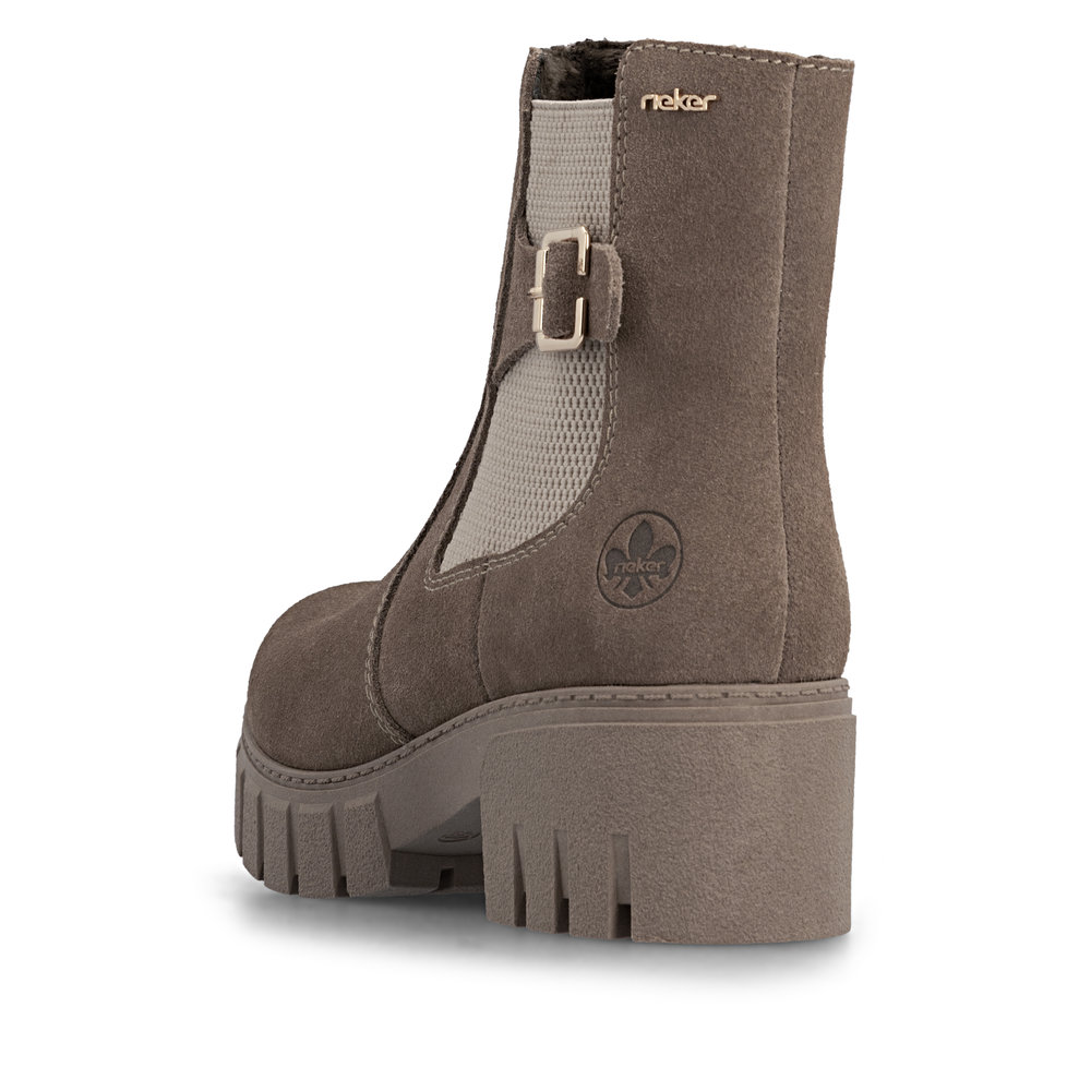 Rieker 74560-64 mokkanilkkuri, beige - Image 4