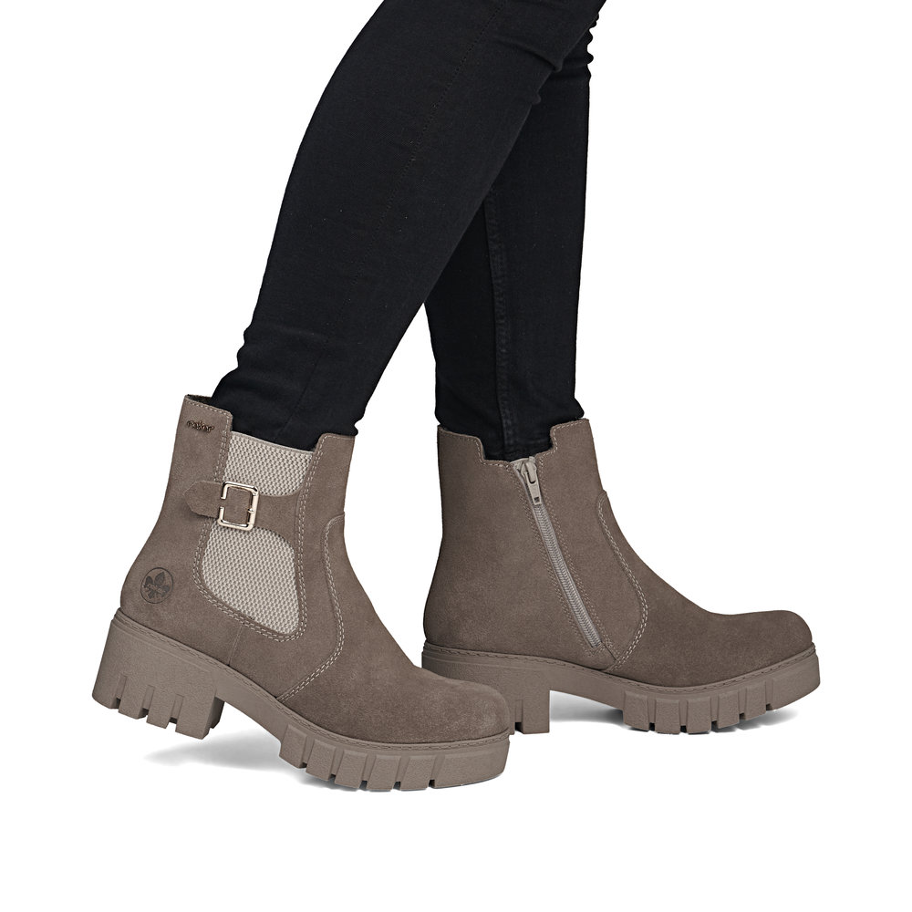 Rieker 74560-64 mokkanilkkuri, beige - Image 10
