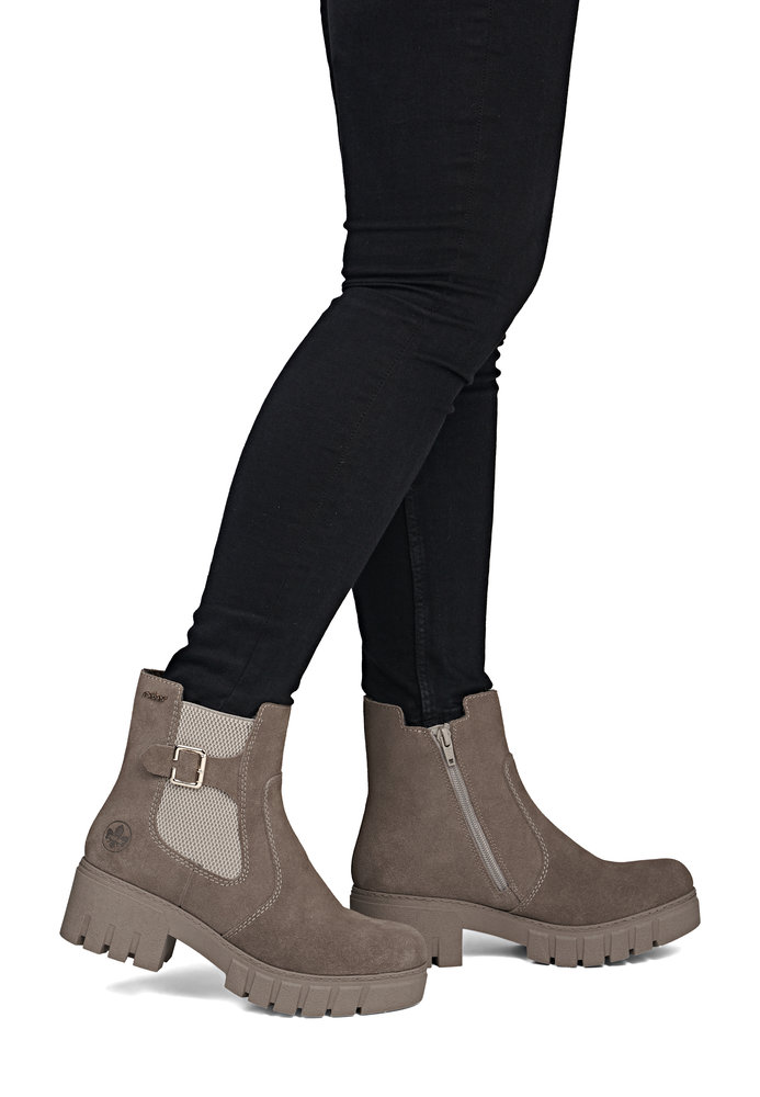 Rieker 74560-64 mokkanilkkuri, beige - Image 12