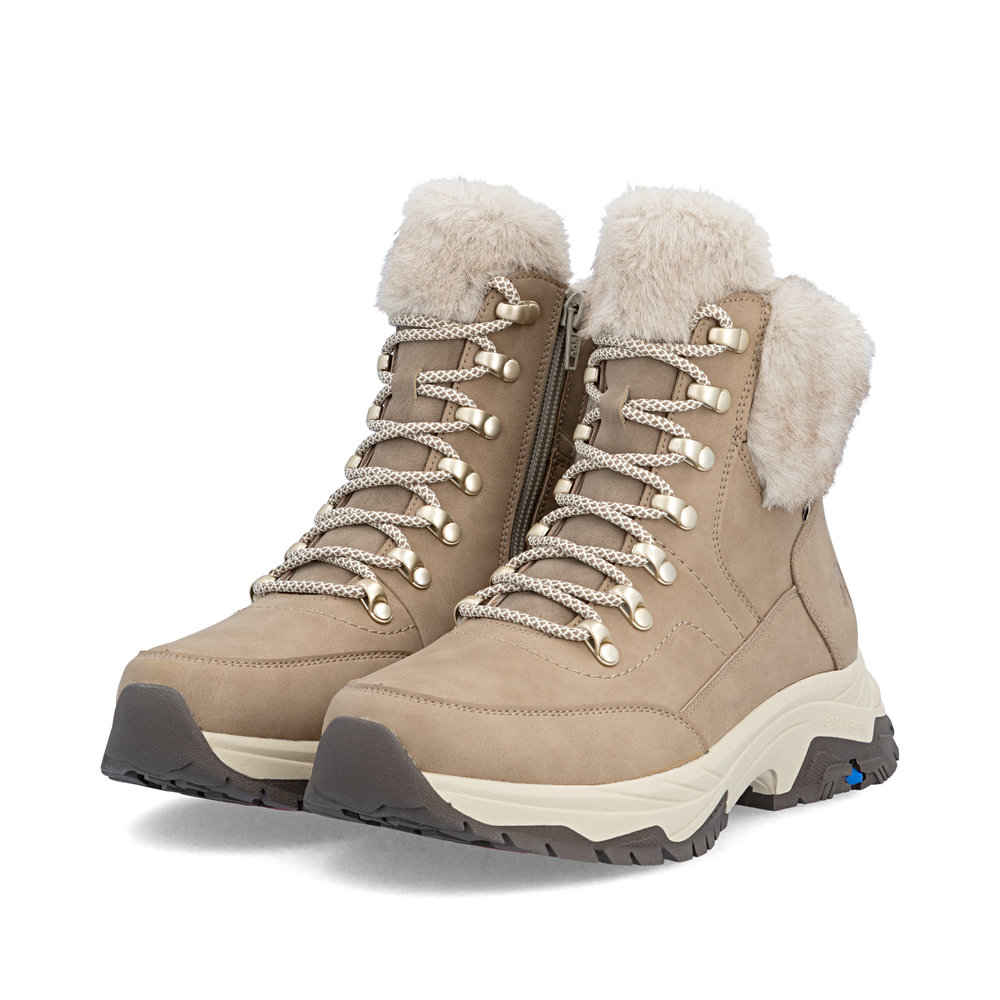 Rieker Z3971-20 lämminvuoriset TEX-nilkkurit beigenä - Image 9