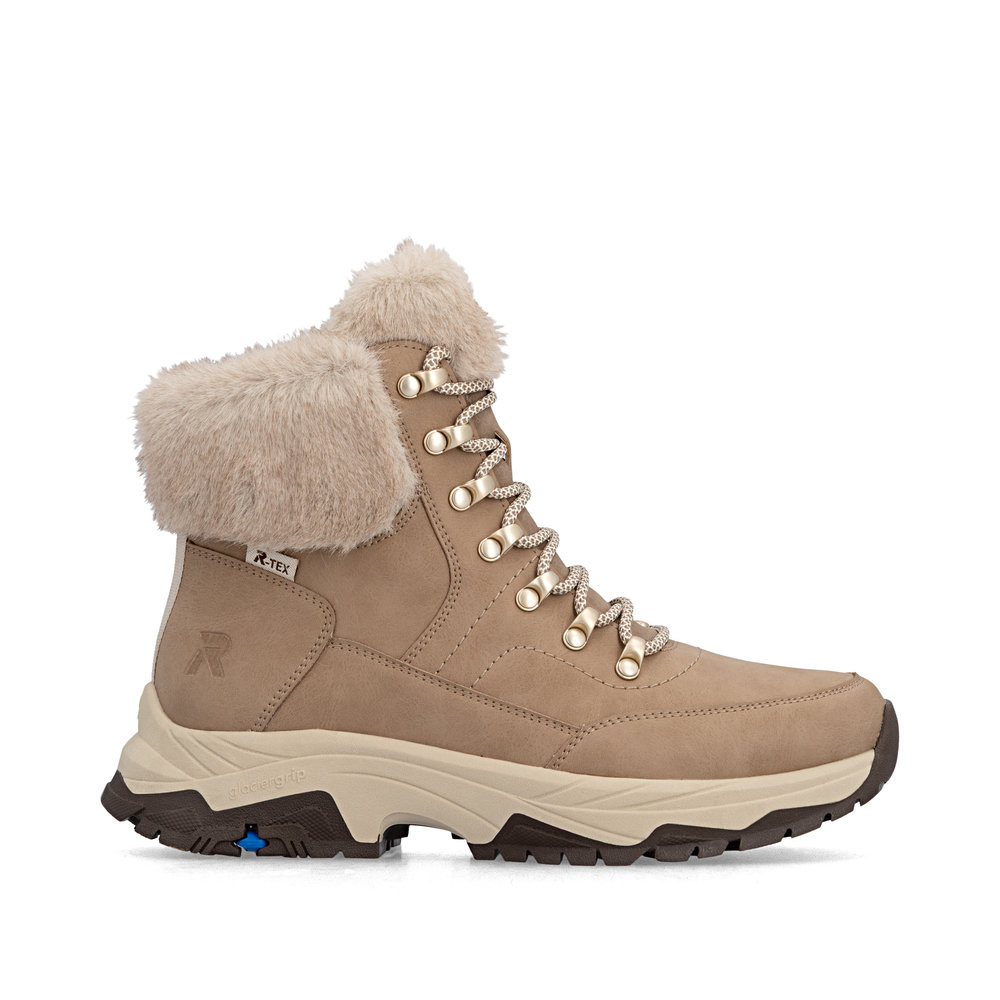 Rieker Z3971-20 lämminvuoriset TEX-nilkkurit beigenä - Image 12